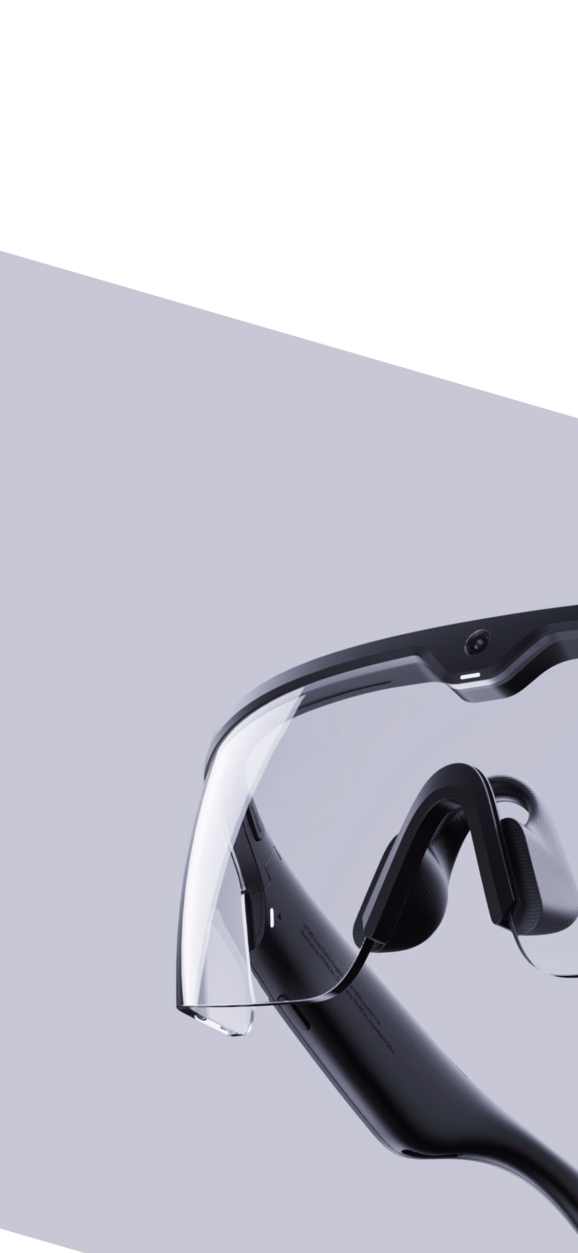 VITURE Helix AI safety glasses — an eyes-on, hands-free AI co-pilot on the bench